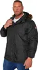 Duke - "D555 Lovett" Parka pour homme DC308 (5XL) (Noir) Voir les images du produit 3