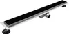 Aloni Duschrinne Schwarz Glas 100cm Produktbild-Vorschau 1