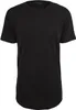 A plain black t-shirt is shown against a white background. Produktbild-Vorschau