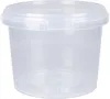 Kunststoffeimer mit Deckel 1,5L | PP | rund | Transparent Produktbild-Vorschau 5
