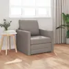 vidaXL Canapé-lit Taupe 74 x 77 x 81 cm Tissu Voir les images du produit 2