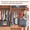 3er Set 90L Aufbewahrungsboxen mit Deckel – Faltbare Produktbild-Vorschau 10