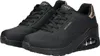 A pair of black Skechers sneakers with rose gold accents. Náhled obrázku produktu