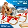 Slittino in legno KESSER® Premium, slittino pieghevole per Anteprima dell’immagine prodotto 5