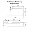Bürstenking Toilettenpapierhalter ohne Bohren – moderner Produktbild-Vorschau 7