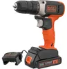 BLACK+DECKER Akku-Bohrschrauber BCD001C1, 18Volt, (Li-Ionen Produktbild-Vorschau 2