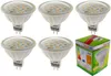 5er Pack 6 Watt LED Leuchtmittel GU5.3 MR16 12 Volt dimmbar Produktbild-Vorschau 3