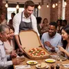 KAPAK Pizzakarton Braun 40x40x4 cm für Gastronomie Produktbild-Vorschau 5