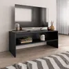 vidaXL TV-Schrank Schwarz 100x40x40 cm Holzwerkstoff Produktbild-Vorschau 2