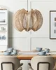 BELIANI Hängelampe Naturfarben aus Papierseil Boho Stil Produktbild-Vorschau 4