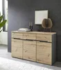 Kommode - 135 x 82 cm - 3 Türen - 3 Schubladen - Artisan Produktbild-Vorschau 2