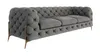 S-STYLE MÖBEL - Chesterfield Sofa 3-Sitzer Nova mit Goldene Produktbild-Vorschau 3