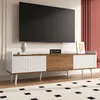 Merax TV-Schrank mit 3 Türen, TV-Lowboard 160 cm mit Produktbild-Vorschau 2