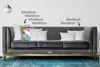 MuchoWow® Zierkissen Sofakissen Wohnzimmer Dekokissen 50x50 Produktbild-Vorschau 3