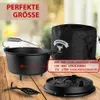 Lavur BUFFALO BBQ Dutch Oven 7,5 L eingebrannt, Produktbild-Vorschau 3