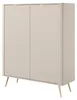 Highboard Kommode Lante 2D 113 cm – Beige / Kaschmir – Produktbild-Vorschau 3