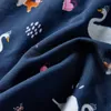 vidaXL Kinderkleid mit Langen Ärmeln Marineblau 128 Produktbild-Vorschau 6