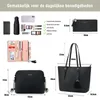 Shopper 3-Tlg Handtasche Damen Schultertasche Handtaschen Produktbild-Vorschau 7