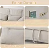 Sofa rozkładana Sweiko z funkcją spania] Dwuosobowa Podgląd zdjęcia produktu 11