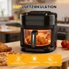 Zimilo Heißluftfritteuse mit LED-Touchdisplay, 1350W, 3,5L Produktbild-Vorschau 3