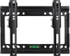 A black metal TV wall mount with a built-in spirit level. Podgląd zdjęcia produktu
