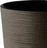 A close-up view of the textured exterior of a round planter pot. Produktbild-Vorschau