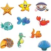 20 pcs Anti-Rutsch Sticker Badewanne Sticker Meerestiere Produktbild-Vorschau 1