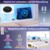 Flieks Jugendbett 90x200cm mit Tierhaus, Polsterbett Produktbild-Vorschau 6