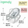 Hamaca para bebé Ingenuity, color gris Vista previa de la imagen del producto 4