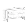 BETTSO Kommode Großes Sideboard für Wohnzimmer für Produktbild-Vorschau 5