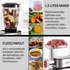 Syntrox Germany Küchenmaschine 3-in-1 mit Fleischwolf 6L Produktbild-Vorschau 5