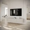 Selsey Ovarlo - TV-Hängeboard, Greige mit geriffelten Produktbild-Vorschau 3