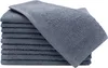 Gästehandtücher 10er Set, Baumwolle, 30x50 cm, grau Produktbild-Vorschau 1