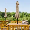 Yaheetech Sonnenschirm Gartenschirm mit Kurbel ø 269 cm, UV Produktbild-Vorschau 9