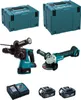 MAKITA Kit DLX2125TJ1 (DGA504 + DHR243 + 2 x 5,0 Ah + Produktbild-Vorschau 2