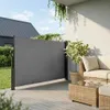 vidaXL Marquise latérale extensible Anthracite 180x500 cm Voir les images du produit 3