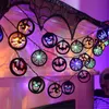 Halloween decorazione pipistrello scheletro strega luci Anteprima dell’immagine prodotto 3