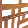 A close-up view of a metal screen with a rust-like finish, showing a geometric pattern of rectangular cutouts and visible fasteners. Anteprima dell’immagine prodotto