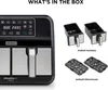 kHealthy Fry TWIN Air Fryer HFM20.000MB Produktbild-Vorschau 3
