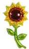 Ballon en plastique Fleur, Tournesol, env. 40 cm, pour Voir les images du produit 3