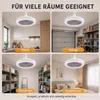 30W stropní ventilátor s osvětlením, 3 barevné teploty, Náhled obrázku produktu 8