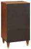 vidaXL Sideboard Braun 40 x 33,5 x 75 cm Massivholz Mango Produktbild-Vorschau 4