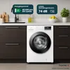 homeX WF1014H1A-W Waschmaschine 10kg, Frontlader - 1.400 Produktbild-Vorschau 10