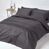 HOMESCAPES Premium-Spannbettlaken 180 x 200 cm – anthrazit, Produktbild-Vorschau 3