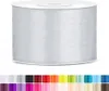 Satinband 50mm Silber - 25 Meter Rolle Geschenk- & Produktbild-Vorschau 1