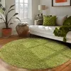Teppich Wohnzimmer Hochflor Einfarbiges Design Langflor Produktbild-Vorschau 1