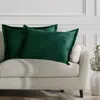 Kissenhülle Kissenbezug 2er Set 50x70 cm Dunkelgrün Produktbild-Vorschau 3