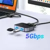 Adapter Ugreen CM757 2w1 2x USB-A 3.0 (wejście) / 2x USB-A Podgląd zdjęcia produktu 7