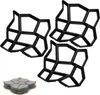 Yakimz 3X Pflasterform Gehweg  DIY Betonpflaster Schwarz Produktbild-Vorschau 1