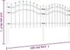 vidaXL Zahradní plot s hrotem kopí černý 239 x 75 cm Náhled obrázku produktu 6